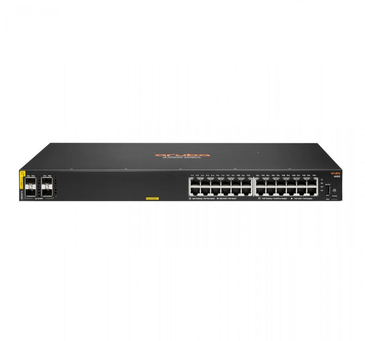 Aruba 6000 24G CLASS4 PoE 4SFP 370W R8N87A