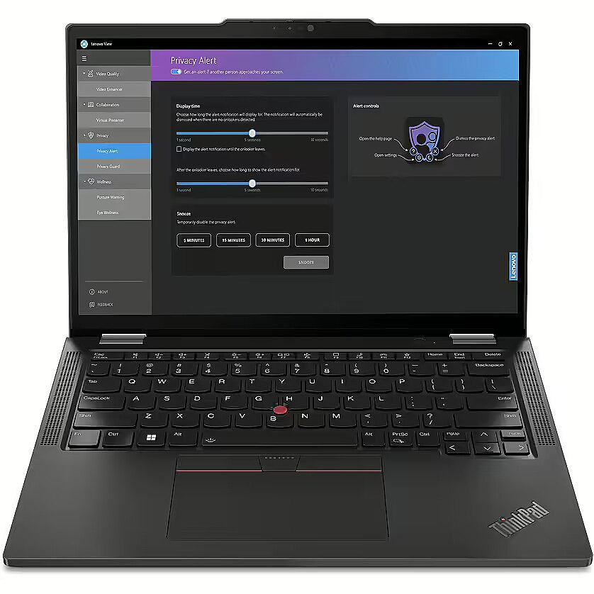 Lenovo ThinkPad X13 2-in-1 Gen 5 Intel Core Ultra 5 125U Hybrid (2-in-1) 33.8 cm (13.3") Touchscreen WUXGA 16 GB LPDDR5x-SDRAM 512 GB SSD Wi-Fi 6E (802.11ax) Windows 11 Pro UK English Black 21LW001EUK