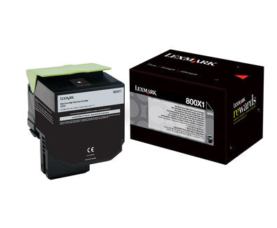 Lexmark 80C0X10 toner cartridge 1 pc(s) Original Black 80C0X10