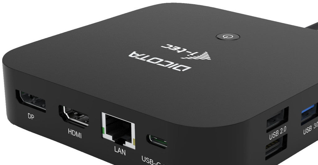 DICOTA D31949 laptop dock/port replicator Wired USB Type-C Black D31949