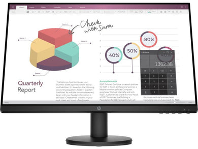 HP P24v G4 computer monitor 60,5 cm (23.8") 1920 x 1080 Pixels Full HD Zwart 9TT78AABB - Compridis