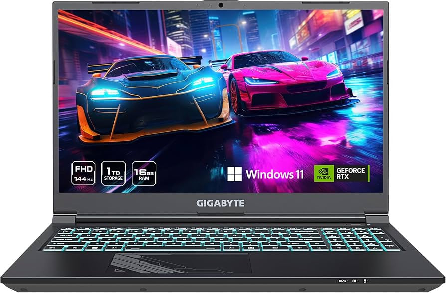 GIGABYTE Laptop G5 MF5 I7-13620H/16GB/1TB/15.6" RTX 4050/W11H/QWERTZ RC55MF5