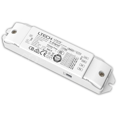 LTech LED - driver Dali 100 - 400MA 12W SE - 12 - 100 - 400 - W1D 10404413 - Compridis