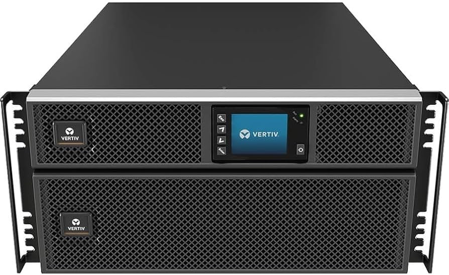 Vertiv Liebert GXT5 UPS - 8000VA/8000W 230V | Rack/Tower Mountable | Energy Star | Online Double Conversion UPS| 6U| Color/Graphic LCD| 2-Year Warranty GXT5-8000IRT5UXLE