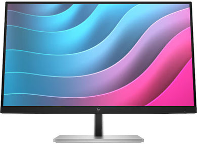 HP E24 G5 6N6E9A5#ABB 23.8″ FHD IPS Monitor – Black/Silver