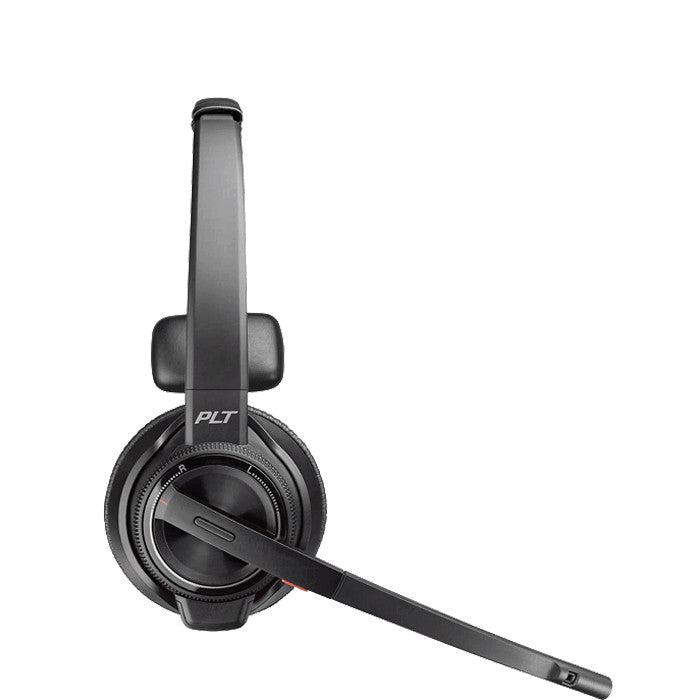 Poly Savi 8210 UC Headset Wireless Head-band Office/Call center Charging stand Black 209813-02