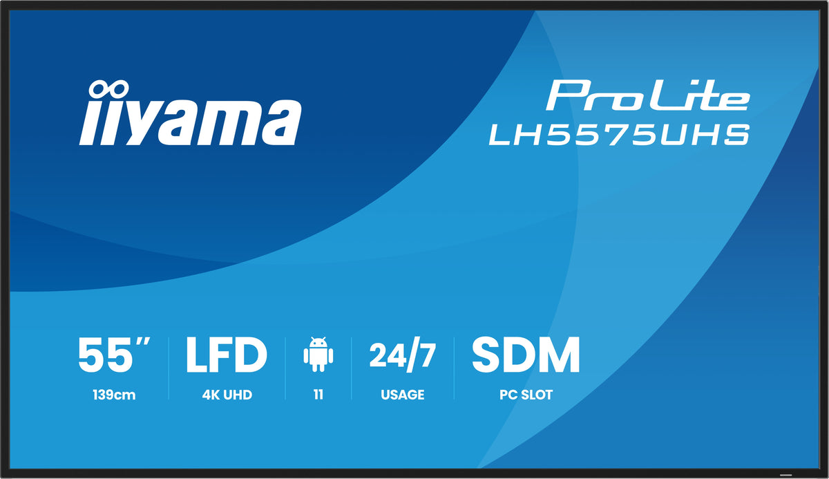 IIYAMA LH5575UHS-B2AG 55″ 4K UHD IPS Digital Signage 500 cd/m²