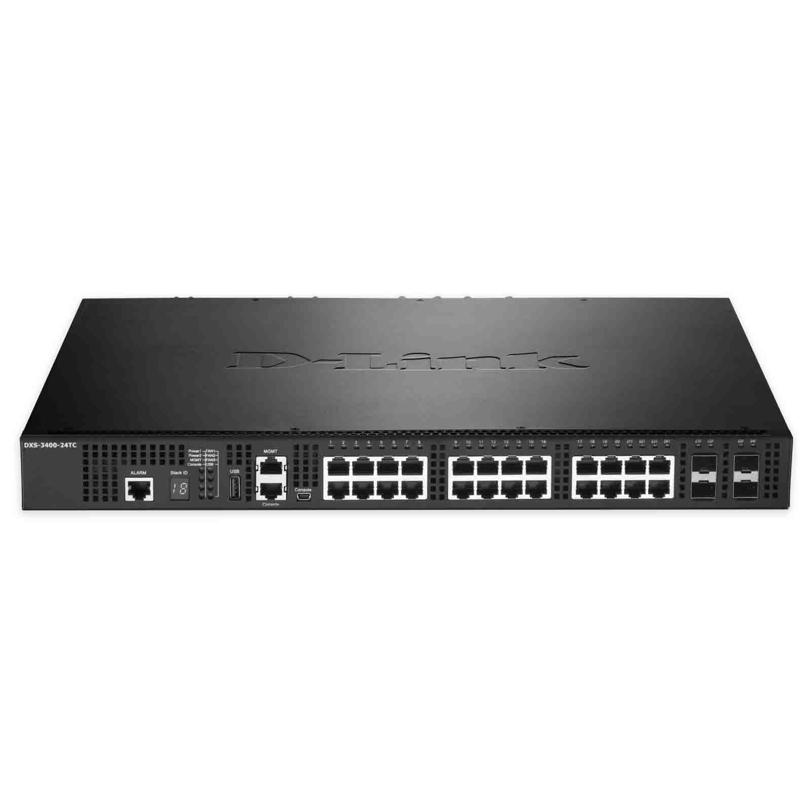 D-LINK Switch 10GBIT 20XRJ45 TSFP+4XCOMBO DXS-3400-24TC