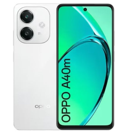 OPPO A40M 16.9 cm (6.67") Dual SIM Android 14 4G USB Type-C 8 GB 256 GB 5100 mAh White CPH2669