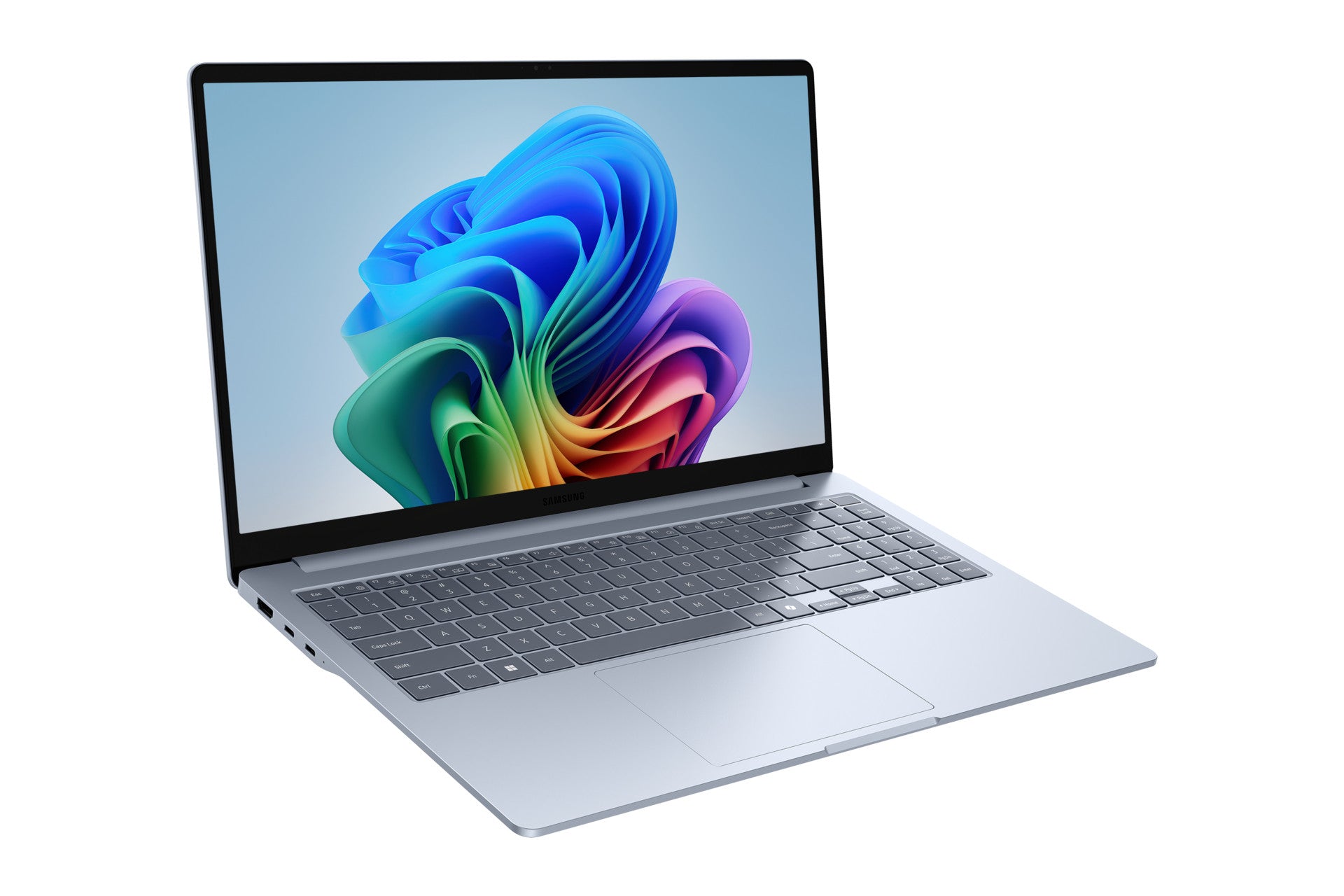 Samsung Galaxy Book4 Edge NP750XQAA Qualcomm Snapdragon X1P-42-100 Laptop 39.6 cm (15.6") Full HD 16 GB LPDDR5x-SDRAM 512 GB eUFS Wi-Fi 7 (802.11be) Windows 11 Home Blue NP750XQA-KB2NL