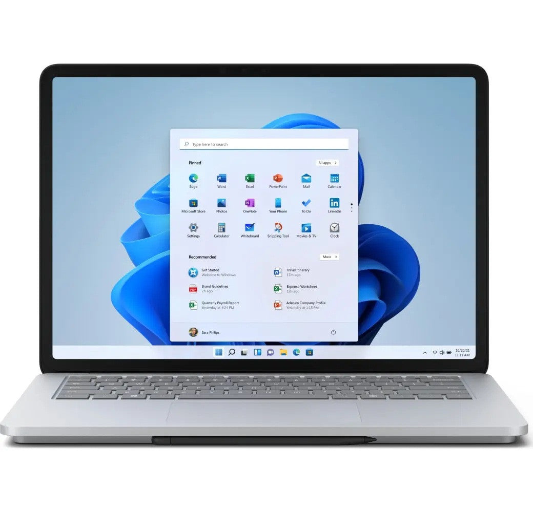 Microsoft Surface Laptop Studio Intel® Core™ i5 i5-11300H Hybrid (2-in-1) 36.6 cm (14.4") Touchscreen 16 GB LPDDR4x-SDRAM 512 GB SSD Wi-Fi 6 (802.11ax) Windows 11 Home Platinum 9WI-00005
