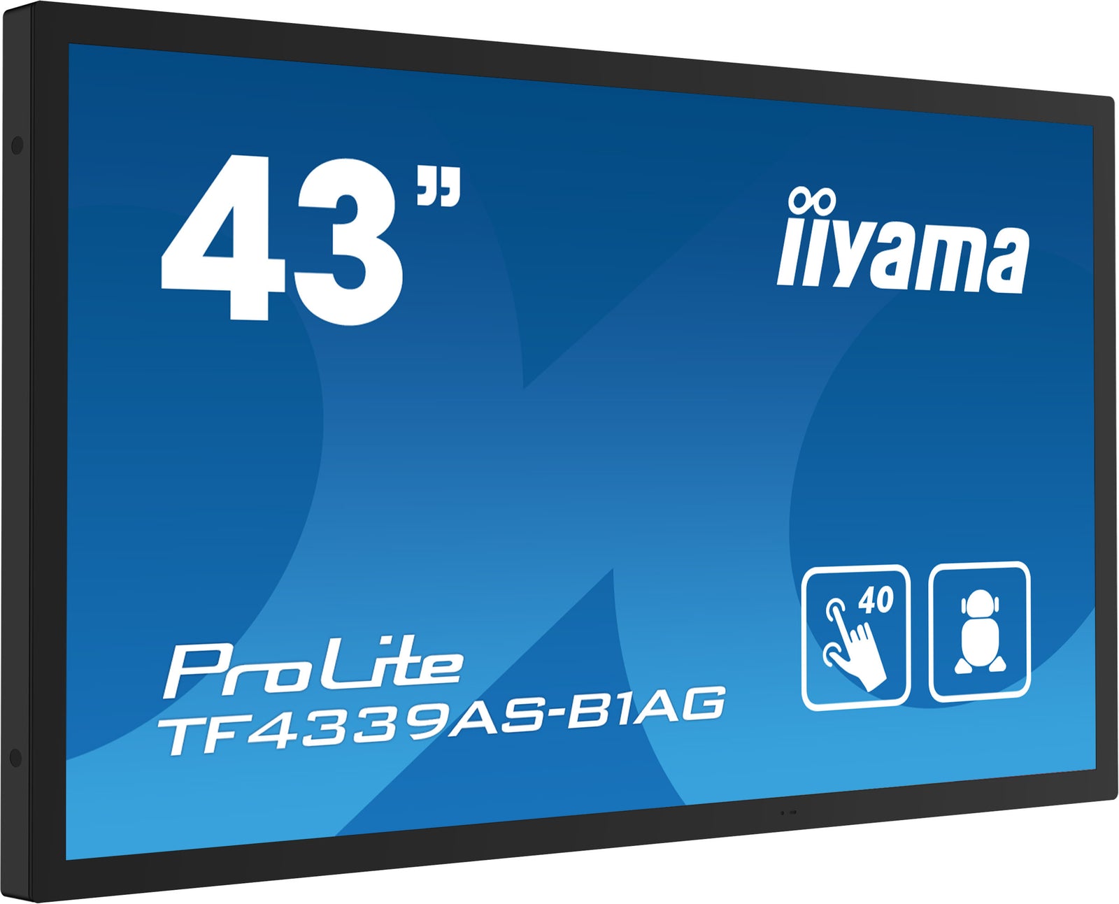 IIYAMA 43" Bonded pcap Anti-glare Bezel Free 40 TF4339AS-B1AG