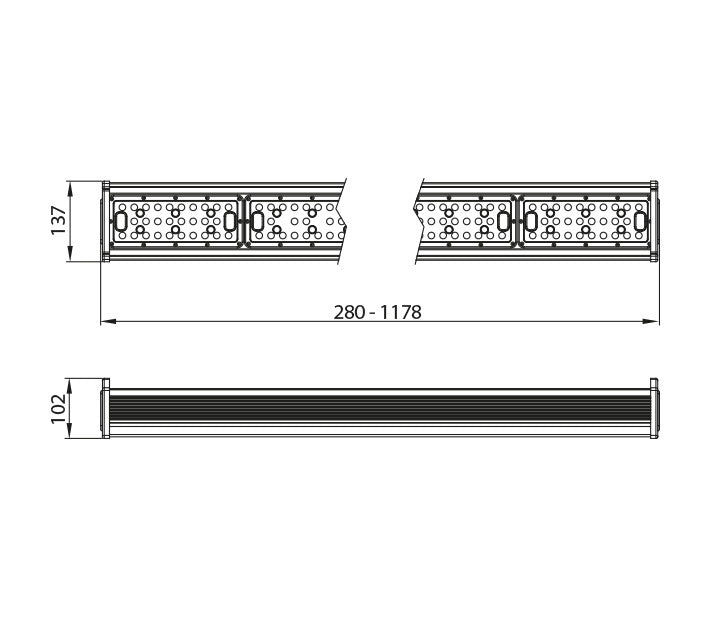ProLumia LED Pro - Stock LED Pro - Stock Standaard 90W 3000K 120 graden lens 40644026 - Compridis