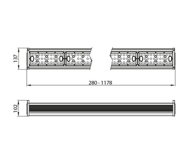 ProLumia LED Pro - Stock LED Pro - Stock Standaard 90W 3000K 120 graden lens 40644026 - Compridis