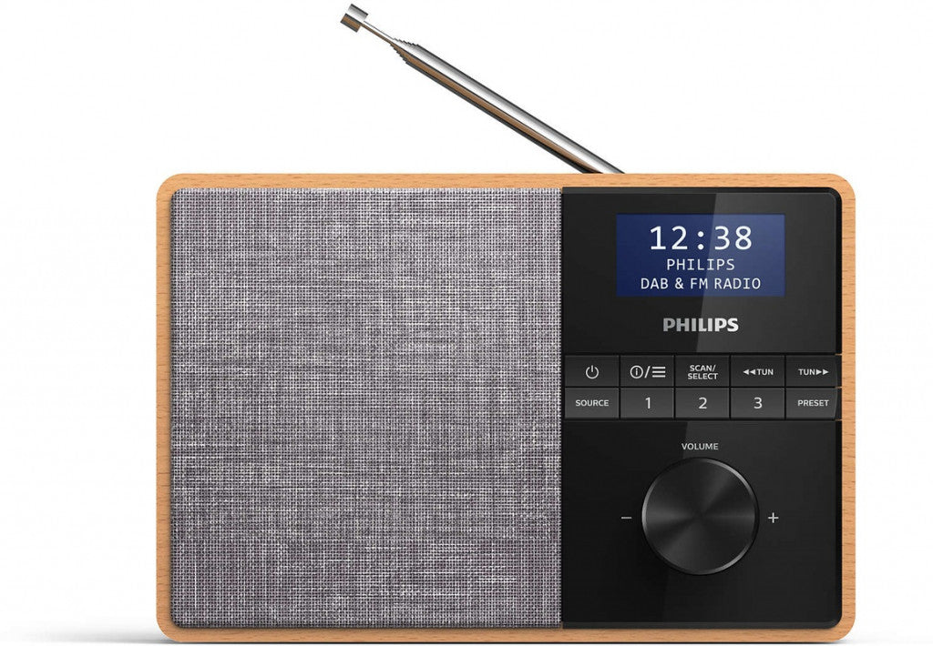 Philips TAR5505/10 radio Portable Digital Black, Grey, Wood TAR5505/10