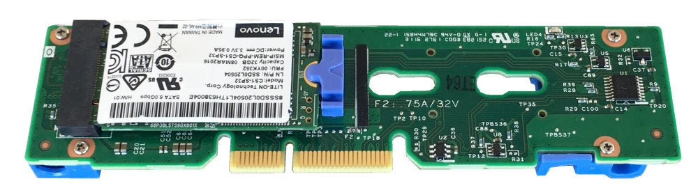 Lenovo 7Y37A01092 interfacekaart/ - adapter Intern SATA 7Y37A01092 - Compridis