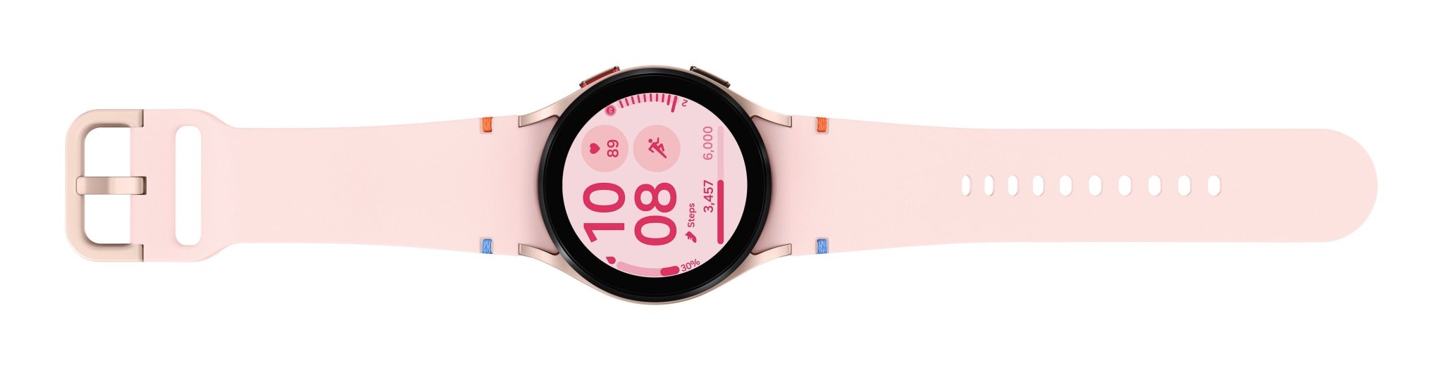 Samsung Galaxy Watch FE 3,05 cm (1.2") AMOLED 40 mm Digitaal 396 x 396 Pixels Touchscreen Roze goud Wifi GPS SM - R861NIDAEUB - Compridis